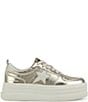 Vintage Havana Hunter Metallic Platform Sneakers - Image 2