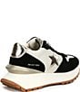 Color:Black/White Perforation - Image 2 - Major Perforated Platform Retro Sneakers