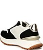 Color:Black/White Perforation - Image 3 - Major Perforated Platform Retro Sneakers