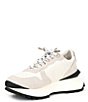 Color:White/Grey Cheetah - Image 4 - Major Star Leather and Suede Platform Sneakers