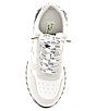 Color:White/Grey Cheetah - Image 5 - Major Star Leather and Suede Platform Sneakers
