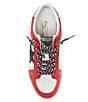 Color:Red/Black - Image 5 - Raider Colorblock Star Checkered Lace Sneakers