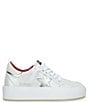 Color:White/Silver/Red - Image 2 - Ream Metallic Star Platform Sneakers
