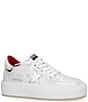 Color:White/Silver/Red - Image 1 - Ream Metallic Star Platform Sneakers