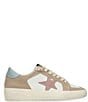 Color:Taupe/Pink/Blue - Image 2 - Reflex Suede Colorblock Sneakers