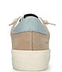 Color:Taupe/Pink/Blue - Image 3 - Reflex Suede Colorblock Sneakers