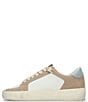 Color:Taupe/Pink/Blue - Image 4 - Reflex Suede Colorblock Sneakers