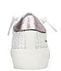 Color:White Crochet - Image 3 - Reflex Crochet Metallic Star Sneakers