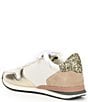 Color:Stone/Washed Gold Multi - Image 3 - Rock Glitter Star Mixed Media Retro Sneakers