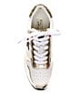 Color:Stone/Washed Gold Multi - Image 5 - Rock Glitter Star Mixed Media Retro Sneakers