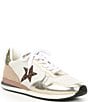 Color:Stone/Washed Gold Multi - Image 1 - Rock Glitter Star Mixed Media Retro Sneakers