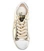 Color:Gold Foil - Image 5 - Shine Metallic Foil Sneakers