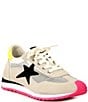 Color:Clear Mesh/Neon Yellow - Image 1 - Shooter Clear Colorblock Retro Sneakers