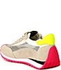 Color:Clear Mesh/Neon Yellow - Image 3 - Shooter Clear Colorblock Retro Sneakers