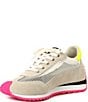 Color:Clear Mesh/Neon Yellow - Image 4 - Shooter Clear Colorblock Retro Sneakers
