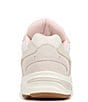 Color:Cream/Pink - Image 3 - 23Walk Suede Lace-Up Sneakers