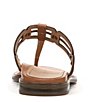 Color:Tan - Image 3 - Alvana Leather Thong Sandals