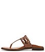 Color:Tan - Image 5 - Alvana Leather Thong Sandals