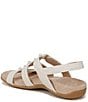 Color:Cream - Image 4 - Amber Pearl Strappy Sandals