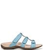 Color:Captains Blue - Image 2 - Amber Strappy Slide Sandals