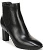 Vionic Anastacia Leather Dress Ankle Booties - Image 1
