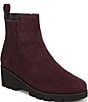 Vionic Aria 2.0 Suede Lugged Wedge Booties - Image 1