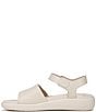 Color:Cream - Image 5 - Awaken Recovery Leather Platform Banded Open Toe Sandals