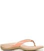 Color:Canyon Sunset - Image 2 - Bella Patent Bow Detail Thong Slip-On Sandals