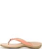 Color:Canyon Sunset - Image 5 - Bella Patent Bow Detail Thong Slip-On Sandals
