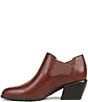 Vionic Bethany Leather Stacked Heel Booties - Image 5