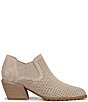 Vionic Bethany Perf Suede Stacked Heel Booties - Image 3