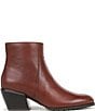 Vionic Bianca Leather Stacked Heel Booties - Image 2