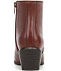 Vionic Bianca Leather Stacked Heel Booties - Image 4