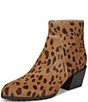 Vionic Bianca Leopard Calf Hair Stacked Heel Booties - Image 6