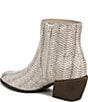 Vionic Bianca Snake Print Leather Stacked Heel Booties - Image 4