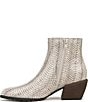 Vionic Bianca Snake Print Leather Stacked Heel Booties - Image 5