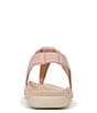 Color:Light Pink - Image 3 - Brea Leather Thong Sandals