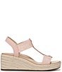Color:Light Pink - Image 2 - Calera Suede Wedge Sandals