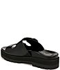 Color:Black - Image 4 - Capitola Leather Platform Slide Sandals