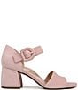 Color:Light Pink - Image 2 - Chardonnay Suede Dress Sandals
