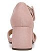 Color:Light Pink - Image 3 - Chardonnay Suede Dress Sandals