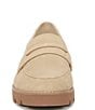 Color:Sand - Image 6 - Cheryl II Suede Lug Sole Penny Loafers