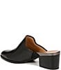 Color:Black - Image 4 - Claremont Leather Block Heel Mules