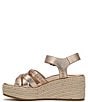 Vionic Dana Vegan Leather Wedge Espadrille Sandals - Image 5