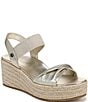 Vionic Darla Leather Wedge Espadrille Sandals - Image 1
