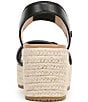 Vionic Darla Leather Wedge Espadrille Sandals - Image 6