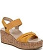 Vionic Darla Suede Wedge Sandals - Image 1