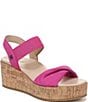 Vionic Darla Suede Wedge Sandals - Image 1