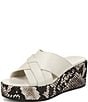 Vionic Dawn Leather Snake Print Wedge Sandals - Image 6