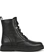 Vionic Delaney Tumbled Leather Lace Up Lug Booties - Image 2